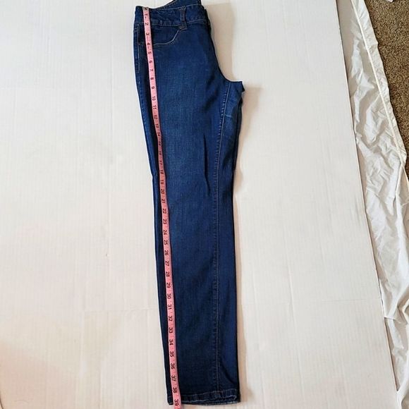 21-High Waisted Straight Leg Denim Jeans, sz. 30 - Picture 4 of 13